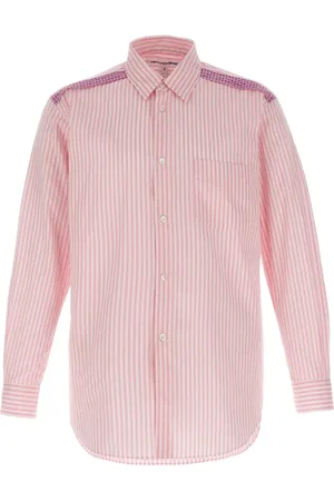 Comme des Garçons Camisa con rayas estampadas