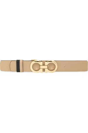Salvatore Ferragamo Cinturón Gancini con diseño reversible y ajustable