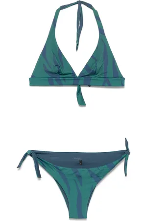 FISICO Bikini con estampado de cebra
