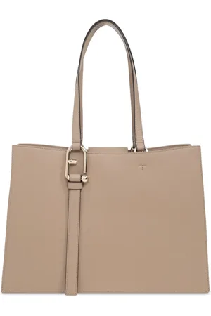 Furla Tote con placa del logo