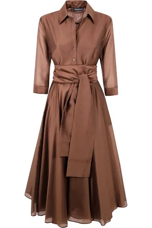 DRHOPE Vestido midi con cinturón