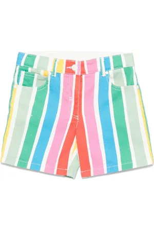Stella McCartney Shorts con motivo de rayas