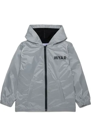 MYAR Chamarra con logo estampado
