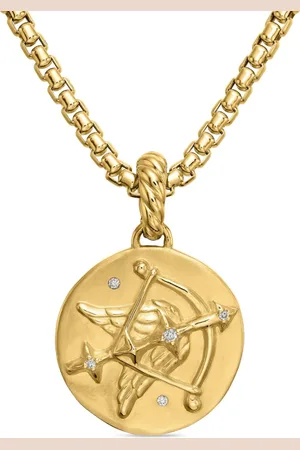 David Yurman Dije Sagittarius en oro amarillo de 18kt con diamante
