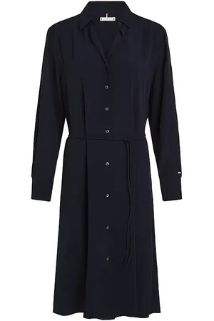 Tommy Hilfiger Vestido midi camisero