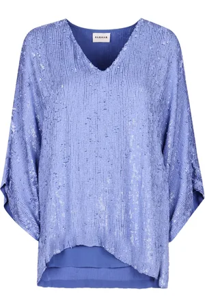 P.A.R.O.S.H. Blusa bordada con lentejuelas