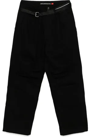 Andersson Bell Jeans anchos con diseño cruzado