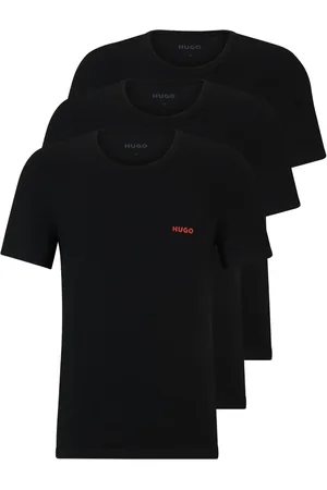 HUGO BOSS Pack de tres playeras con logo estampado