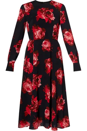 Erdem Vestido midi con estampado floral