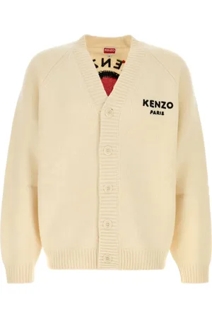 Kenzo Cárdigan con logo bordado