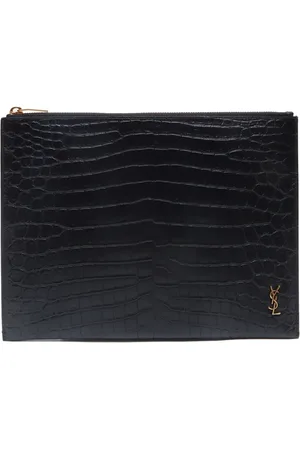Saint Laurent Bolsa de mano de piel en relieve 2010-2020