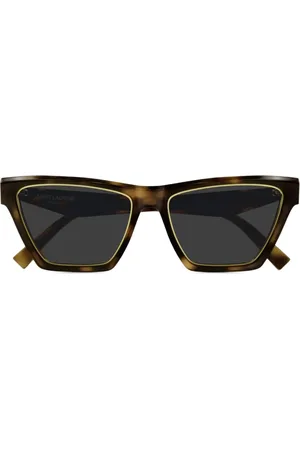 Saint Laurent Lentes de sol con logo estampado