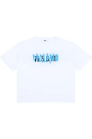 Msgm Playera con logo estampado