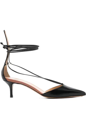Francesco Russo Zapatillas de piel con tacón de 60mm