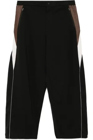 CROQUIS Pantalones tejidos con rayas laterales