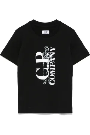 C.P. Company Playera con logo estampado