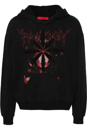 Kusikohc Hoodie con cara estampada