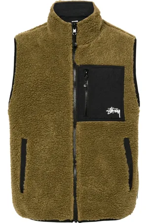 STUSSY Chaleco con cuello falso