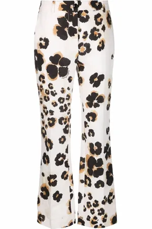 Moschino Pantalones con estampado de leopardo