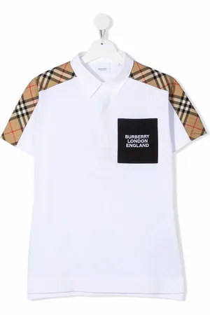 Burberry Playera tipo polo con detalles Vintage Check