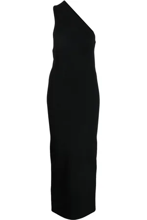 GALVAN Vestido midi Persephone de una sola manga