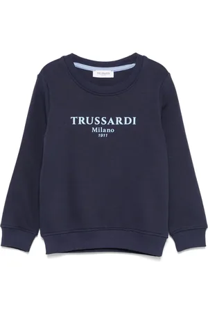 Trussardi Sudadera con logo en relieve