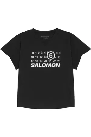Maison Margiela Playera con logo estampado de