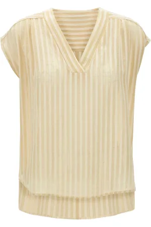 Kaos Blusa con rayas estampadas