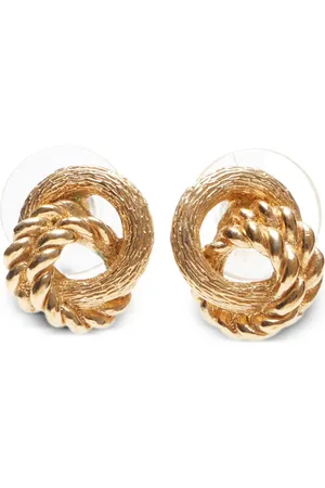 Dior Aretes con acabado cepillado 1990-2015