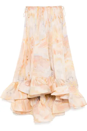 ZIMMERMANN Falda larga Flounce