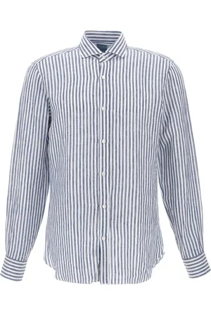 BARBA Camisa con rayas estampadas