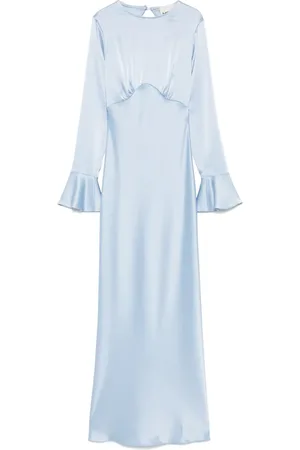 MOOS Vestido midi de satén