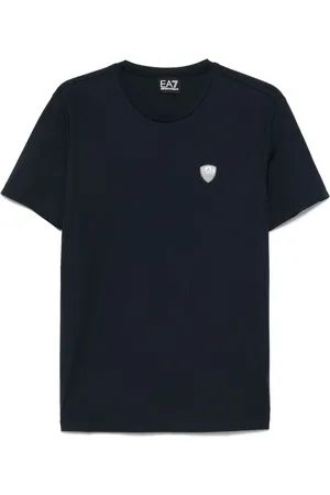 EA7 Playera con parche del logo