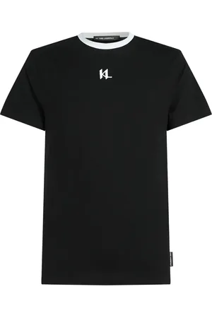 Karl Lagerfeld Playera con monograma