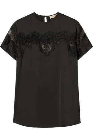Twin-Set Blusa con diseño entretejido