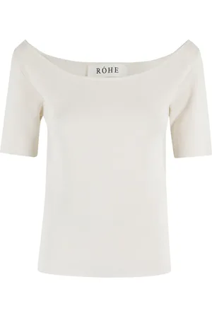 Rohe Playera de canalé fino