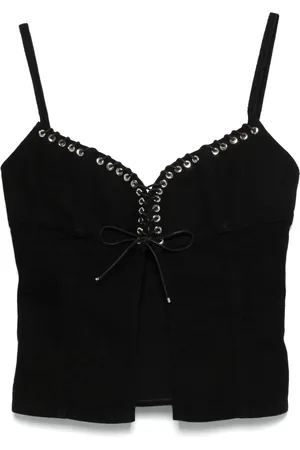 Ludovic De Saint Sernin Top New Eyelet Cleavage