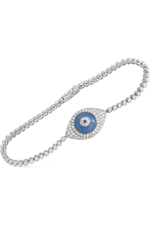 LB Exclusive Pulsera Eye en oro blanco de 18kt con diamante