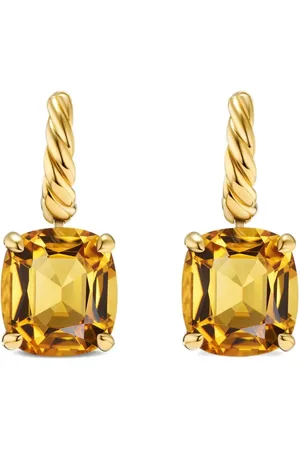 David Yurman Aretes Marbella en oro amarillo de 18kt