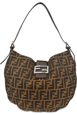 Fendi Bolsa de hombro Zucca 1990-2000