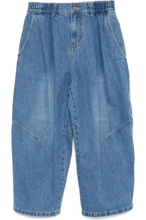 SONGZIO Jeans baggy con diseño curvo