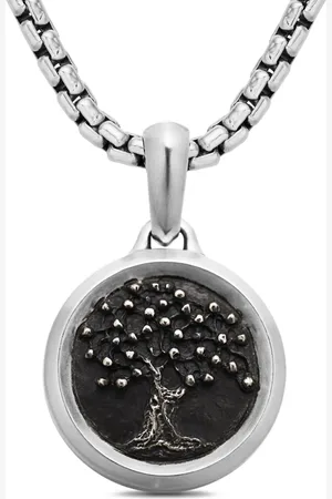 David Yurman Amuleto Tree of Life en plata de ley de 22.8mm