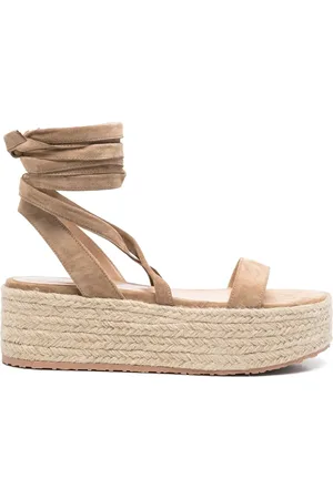 Gianvito Rossi Alpargatas de gamuza con tacón de 60mm
