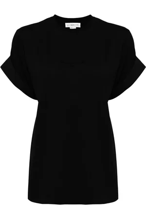 Victoria Beckham Playera con eslogan estampado