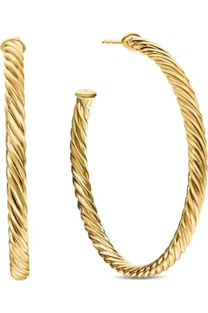 David Yurman Arracadas Cablespira en oro amarillo de 18kt
