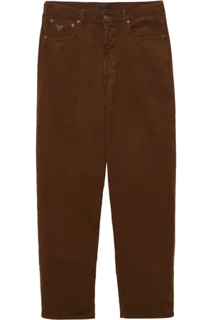 Prada Pantalones con logo triangular