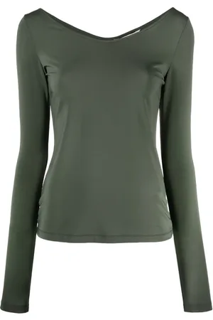 Max Mara Blusa con diseño stretch
