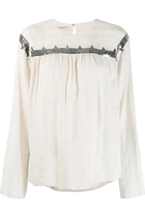 Serafini Blusa con lentejuelas