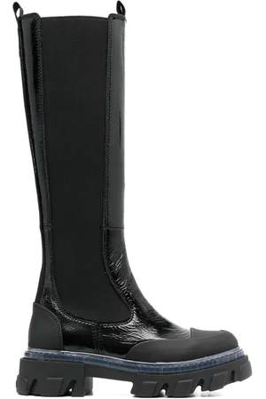 Ganni Botas altas con tacón de 50mm