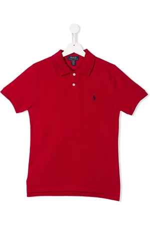 Ralph Lauren Playera tipo polo con logo bordado